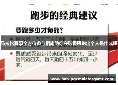 马拉松赛事全方位参与指南助你突破极限跑出个人最佳成绩